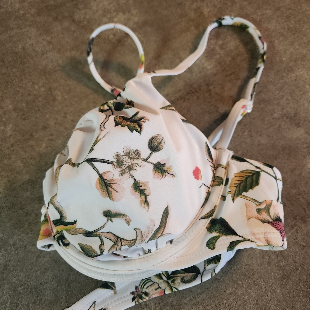 Floral Women's Swim Top - Picture 1 of 4